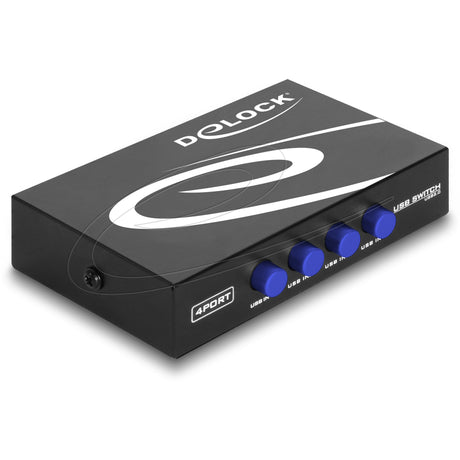 Delock Switch USB 2.0 4 Port manueller USB Switch