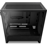 Nzxt h3 flow Midi-Tower-Gehäuse (schwarz (matt) | 1x USB-A | 1x USB-C | gehärtetes Glas)