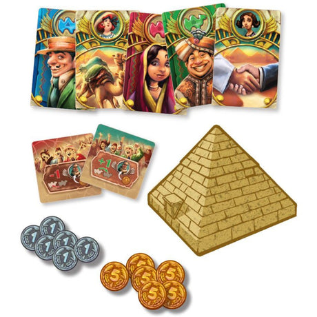 Asmodee eggertspiele Camel Up – Brettspiel Kamelrennen – Neuauflage mit 3D-Palme