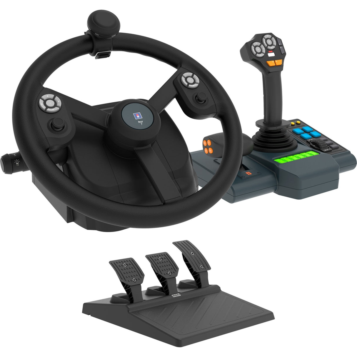 Hori Landwirtschaftsfahrzeug-Steuerungssystem-Simulator-Set (schwarz)