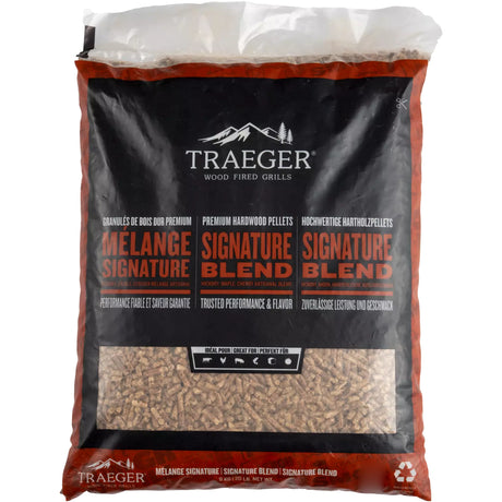 Traeger-Hartholz-Signatur-Brennstoffpellets (9 kg)