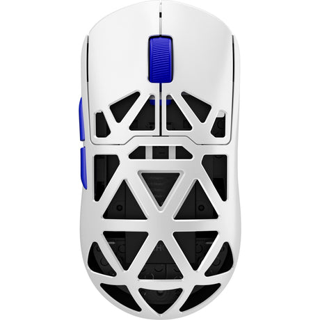 Mchose ax5 pro kabellose Gaming-Maus, Magnesiumlegierung (weiß, bis zu 26.000 dpi, 2,4 GHz USB-C Bluetooth)