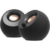 Creative Pebble V3 PC-Lautsprecher (schwarz, Bluetooth, USB-C, Aux)