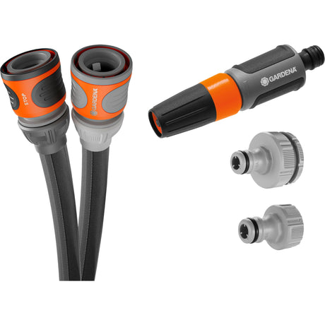 Gardena Textilschlauch Liano Life 30 m Set (dunkelgrau orange)