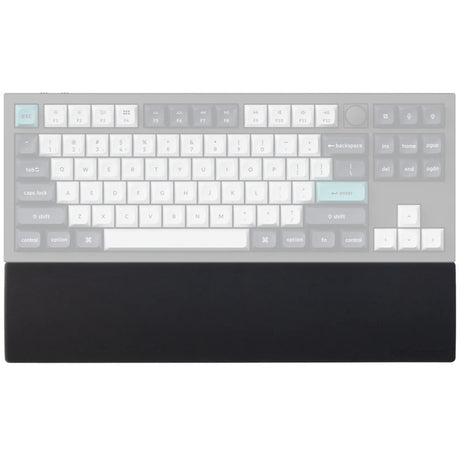 Keychron Silikon-Handballenauflage für Q3 Q3 Max Q3 HE V3 V3 Max C3 Pro Handgelenkauflage (schwarz)