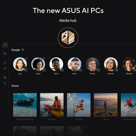 Asus zenbook s14 ux5406sa-qj544w 14 copilot+ laptop (donkergrijs | core ultra 7 258v | intel arc graphics 140v | 32 gb | 1 tb ssd)
