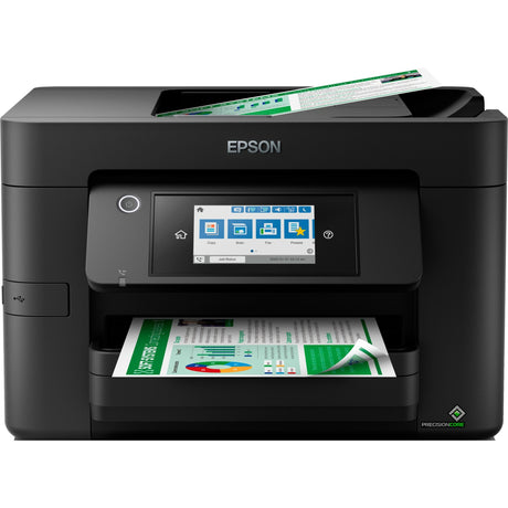 Epson Workforce Pro WF-4820DWF All-in-One-Tintenstrahldrucker mit Faxfunktion (Schwarzweiß, Scannen, Kopieren, Faxen, LAN, WLAN)