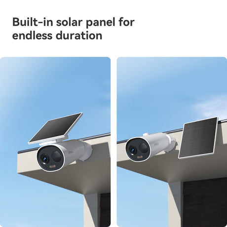 Imou Cell 3c All-in-One – 2K-Funküberwachungskamera für den Außenbereich – inklusive integriertem Solarpanel – komplett kabellos – Außenüberwachung mit Farbnachtsicht – Sirene – IP66 wetterfest – große 5000-mAh-Akkukapazität