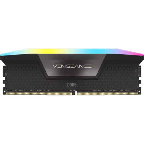 Corsair Vengeance RGB 16 GB DDR5-5200 (2x 8 GB) RAM (schwarz, cmh16gx5m2b5200c40, udimm, xmp 3.0)
