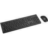 Kensington km270 eq wiederaufladbares Desktop-Set – kabelloses Desktop-Set (schwarz, US-Layout (QWERTY), Membran, 100 %, Bluetooth, 2,4 GHz)