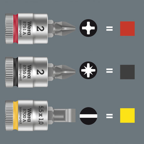 Wera 8100 SA All-in-Zyklop-Speed-Ratschensatz, 42-teiliges Werkzeugset (schwarz grün, 1 4 -Antrieb, mit Haltefunktion, metrisch)