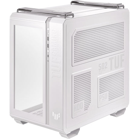 Asus TUF Gaming GT502 Plus Midi-Tower-Gehäuse (weiß | 2x USB-A | 1x USB-C | gehärtetes Glas)