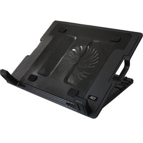 Act Laptopständer AC8110, schwarzes Aluminium, Kunststoff