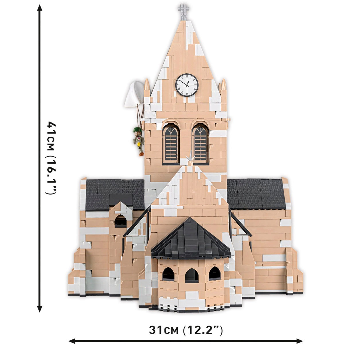Cobi church sainte-mere-eglise constructiespeelgoed