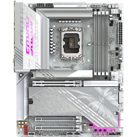 Gigabyte Z890 A Elite X Ice, ATX, LGA1851, Intel® Core™ Ultra, 4x DDR5, 2,5 GBE, Wi-Fi 7, USB4
