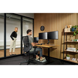 Kensington Pro Fit Ergo My630 EQ wiederaufladbare Maus (schwarz, 1000–2400 dpi, Bluetooth, 2,4 GHz)