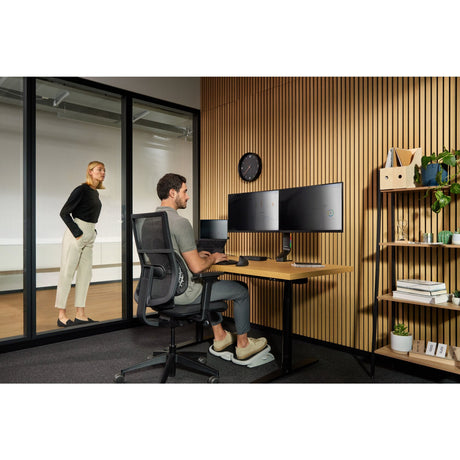 Kensington Pro Fit Ergo My630 EQ wiederaufladbare Maus (schwarz, 1000–2400 dpi, Bluetooth, 2,4 GHz)