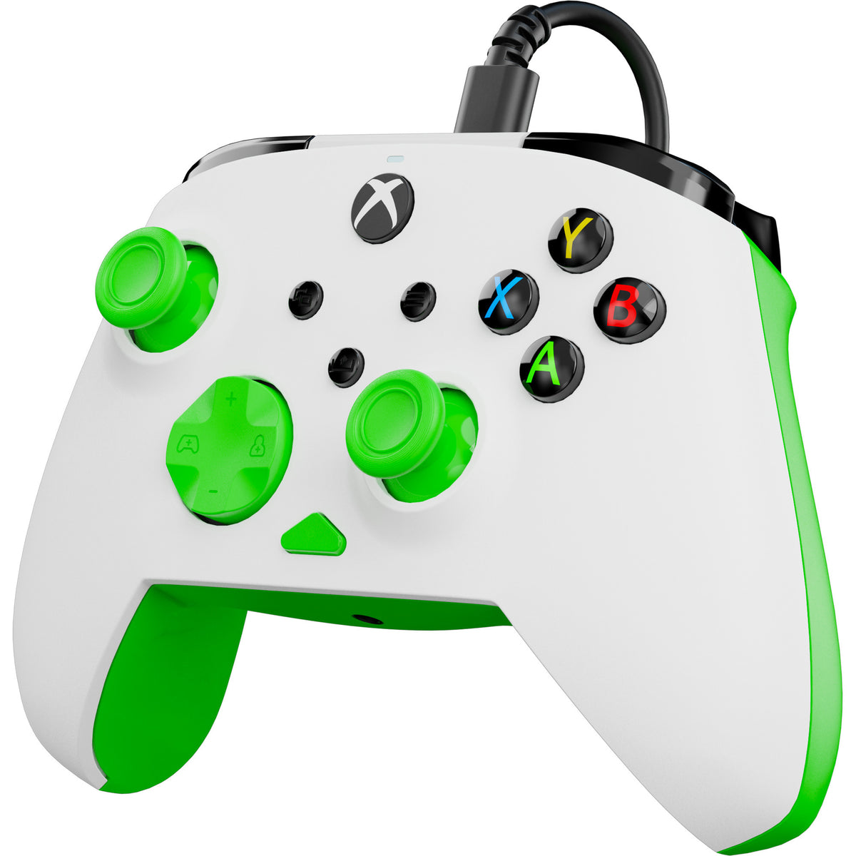 Turtle beach rematch core bedrade controller (wit groen, xbox serie x|s, xbox one, pc)