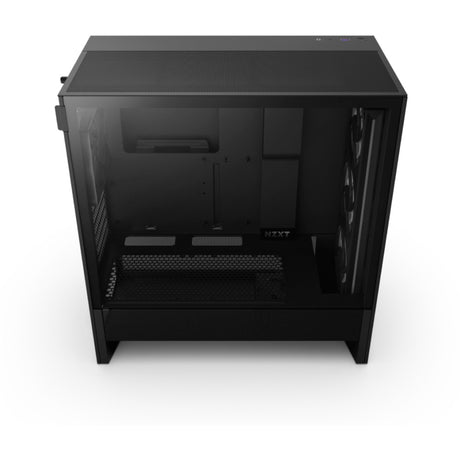 Nzxt H5 Flow RGB V2 Midi-Tower-Gehäuse (schwarz | 1x USB-A | 1x USB-C | RGB | gehärtetes Glas)