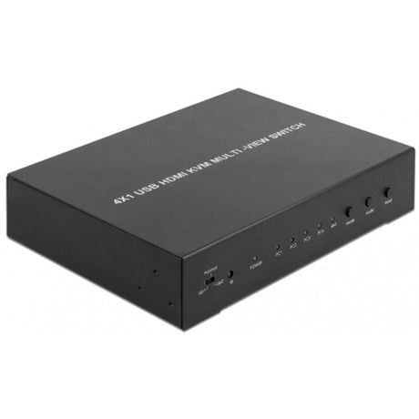 Delock KVM 4-in-1 Multiview-Switch 4x HDMI mit USB KVM-Switch