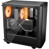 Ruhig sein! Pure Base 501 lx Midi-Tower-Gehäuse (schwarz | 2x USB-A | 1x USB-C | RGB | gehärtetes Glas)
