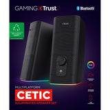 Trust GXT 612 Cetic PC-Lautsprecher (Schwarz, Bluetooth, RGB)