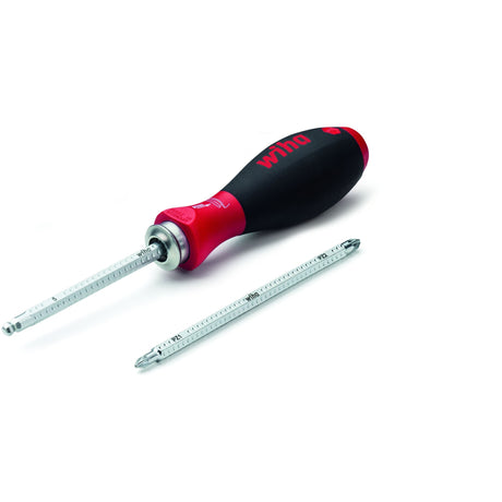 Wiha Schraubendreher mit Wechselklingensatz System 6 (schwarz rot, 12-teilig)