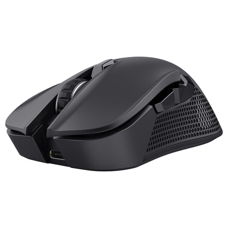 Trust GXT 931 YBar kabellose Gaming-Maus (schwarz, 200–7.200 dpi, 2,4 GHz Bluetooth USB)