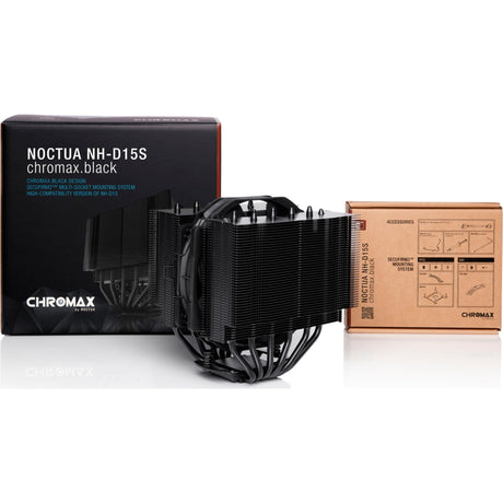 Noctua nh-d15s chromax.black CPU-Kühler (schwarz, 4-Pin-PWM-Lüfteranschluss)