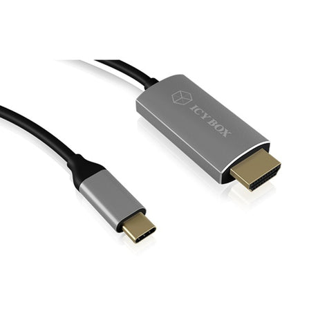 Icy Box ib-cb020-c – Kabel USB-C (männlich) > HDMI (männlich) (schwarz, 1,8 Meter)