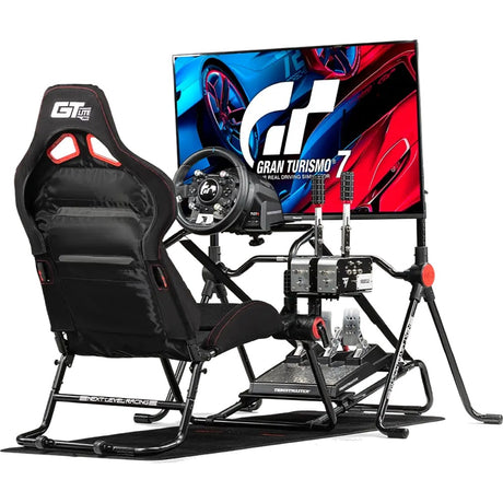 Next Level Racing GT Lite Pro faltbarer Rennsimulator (Schwarz)