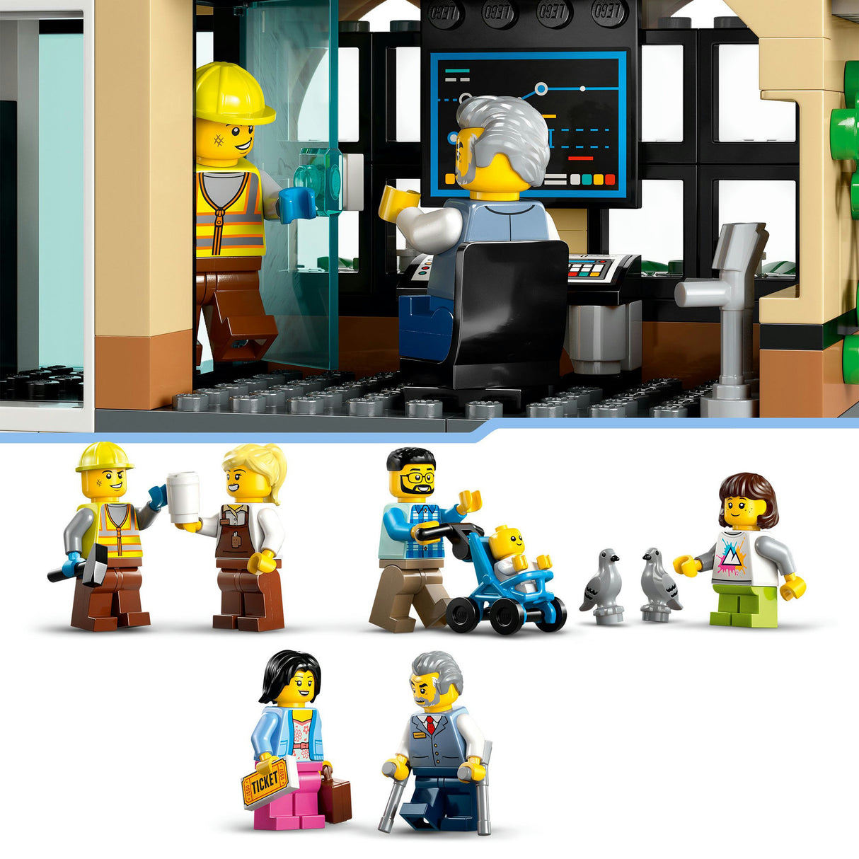 Lego City 60469 Hauptbahnhof