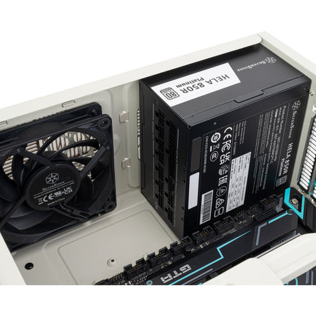 Silverstone FLP01 HTPC-Gehäuse (Creme | 2x USB-A | 1x USB-C)