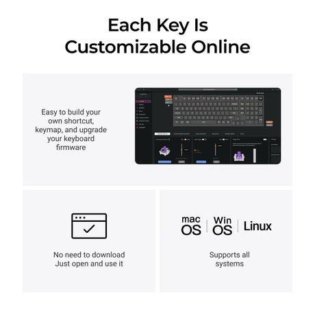 Keychron Q5 HE QMK kabellose benutzerdefinierte Tastatur (weiß, US-Layout (QWERTY), Gateron Double-Rail Magnetic Nebula, 96 %, RGB-LEDs, OSA Double-Shot PBT, Hot-Swap, Knopf, 2,4 GHz | Bluetooth 5.1 | USB-C)
