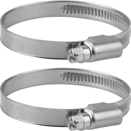 Gardena Schlauchschellen 40 - 60 mm (1,1 2 ) Schlauchstück (7195-20, 2 Stück)