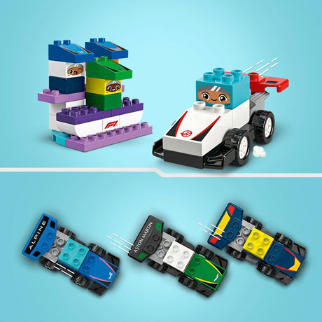Lego Duplo Town 10445 F1-Team-Rennwagen und Fahrer