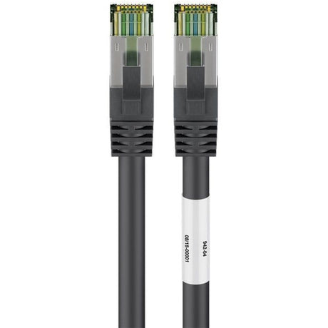 Goobay Patchkabel Kat.8.1 s FTP (schwarz, 0,25 Meter)