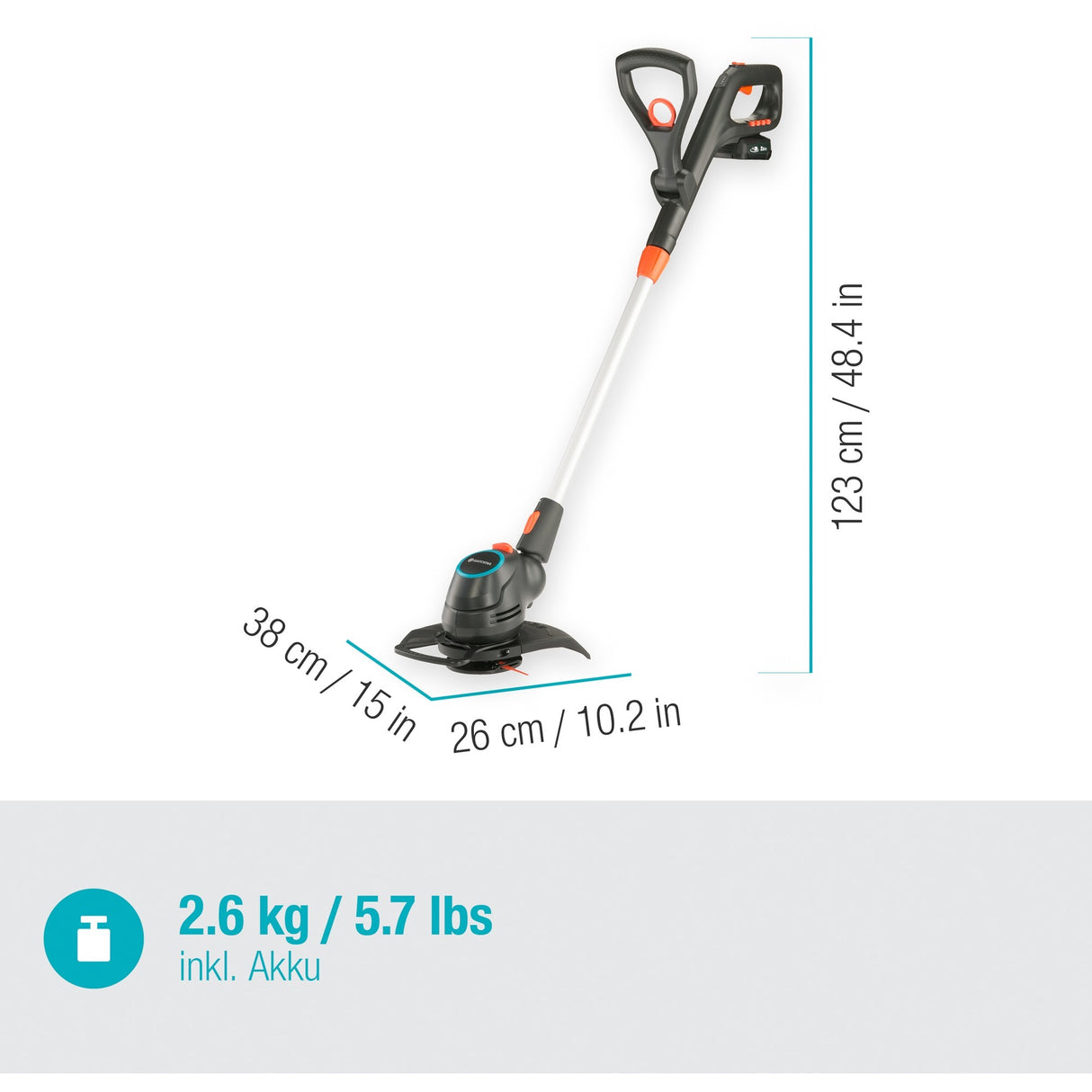 Gardena Gardena Comfortcut 23 18V P4A Set