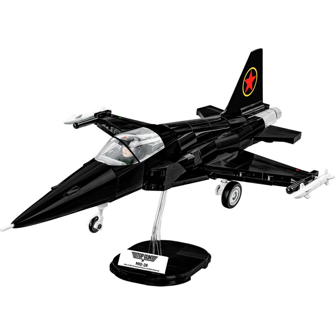 Cobi top gun - mig-28 constructiespeelgoed (schaal 1:48)