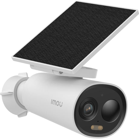 Imou Cell 3c All-in-One – 2K-Funküberwachungskamera für den Außenbereich – inklusive integriertem Solarpanel – komplett kabellos – Außenüberwachung mit Farbnachtsicht – Sirene – IP66 wetterfest – große 5000-mAh-Akkukapazität