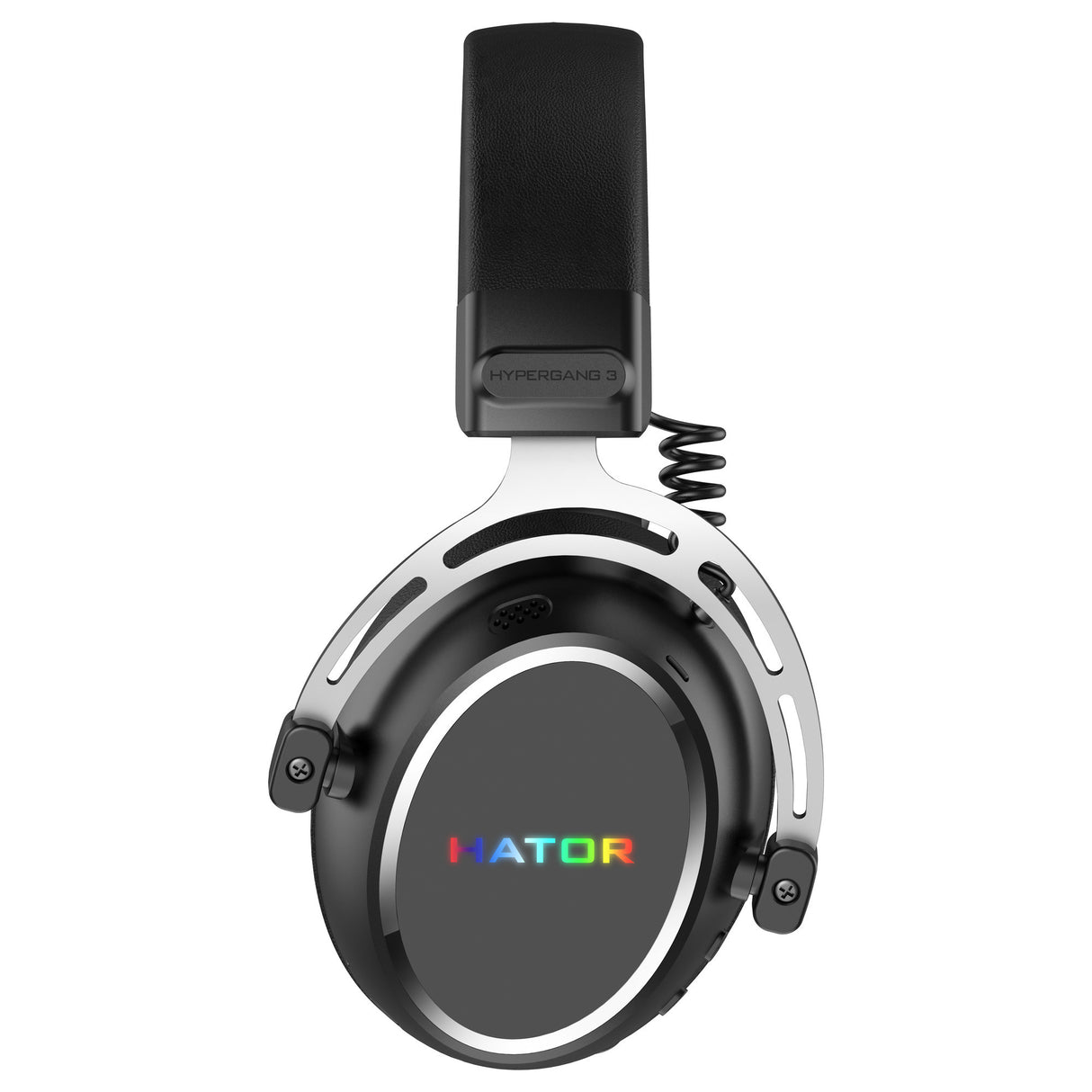 Hator hypergang 3 wireless over-ear gaming headset (zwart, rgb, 2.4ghz bluetooth usb)