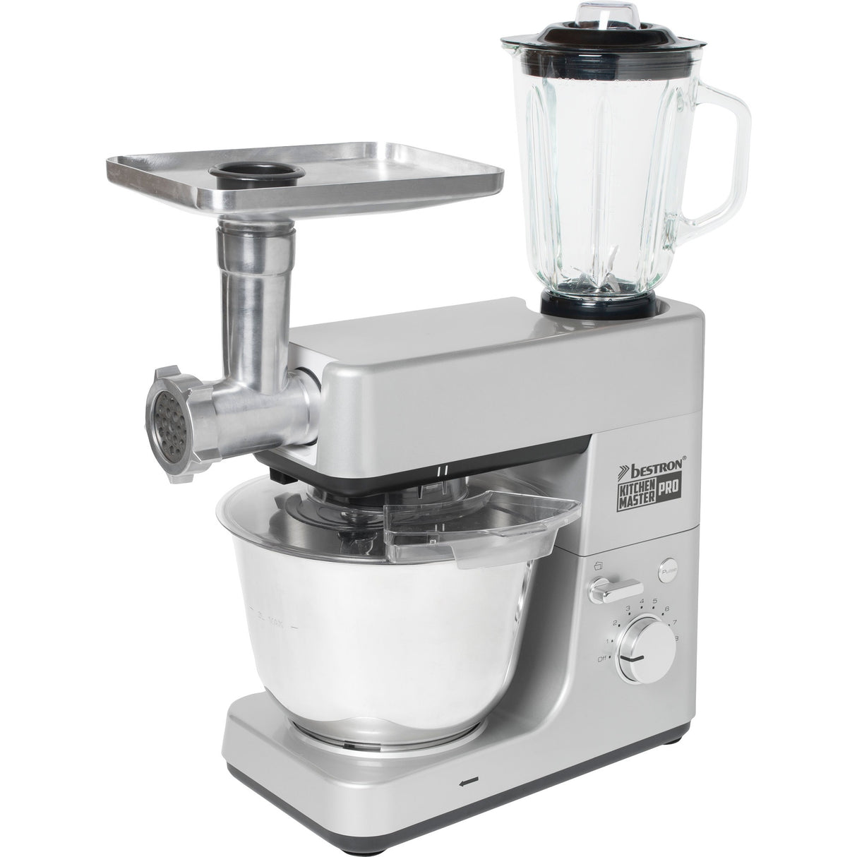 BESTRON AKM1600S 4-in-1-Küchenprozessor Kitchen Profi