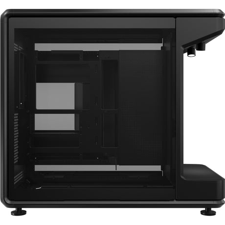 Cooler Master Masterframe 360 Stage LCD Midi-Tower-Gehäuse (schwarz | 2x USB-A | 1x USB-C | gehärtetes Glas)