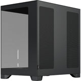 Fractal design pop 2 vision rgb midi tower behuizing (zwart | 1x usb-a | 1x usb-c | rgb | tempered glass)