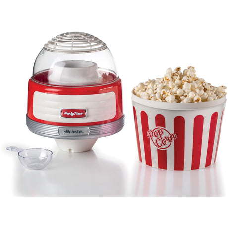 Ariete Party Time Pop Corn XL Machine 2957 00 Popcornmaschine (rot weiß)