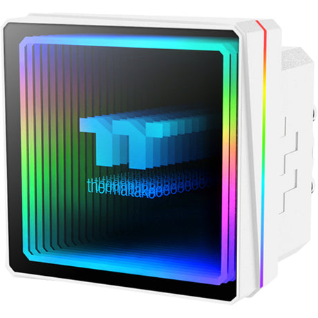 Thermaltake TH240-S V3 ARGB Sync AIO Flüssigkeitskühler – Snow Edition Wasserkühlung (weiß)