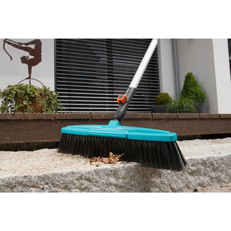 Gardena combisystem Straßenbesen mit Schaber (türkisschwarz, 3622-20)