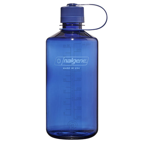 Nalgene Narrow Mouth Sustain Trinkflasche, 1 Liter Trinkflasche (hellblau)