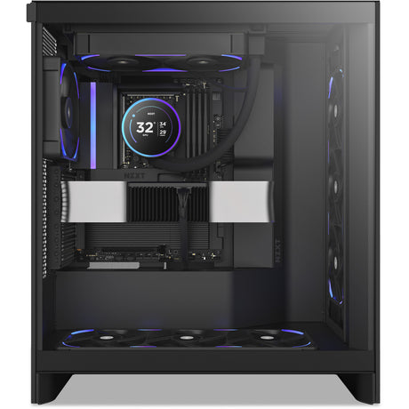 Nzxt f240x RGB-Gehäuselüfter (schwarz, 2 Stück, 240 x 120 x 30 mm, PWM)