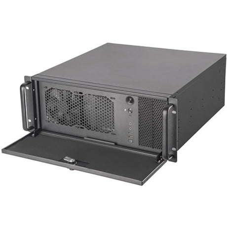 Silverstone RM42-502 Rackgehäuse (schwarz | 2x USB-A 3.2 (5 Gbit s) | 1x USB-C 3.2 (5 Gbit s) | 2x Audio)